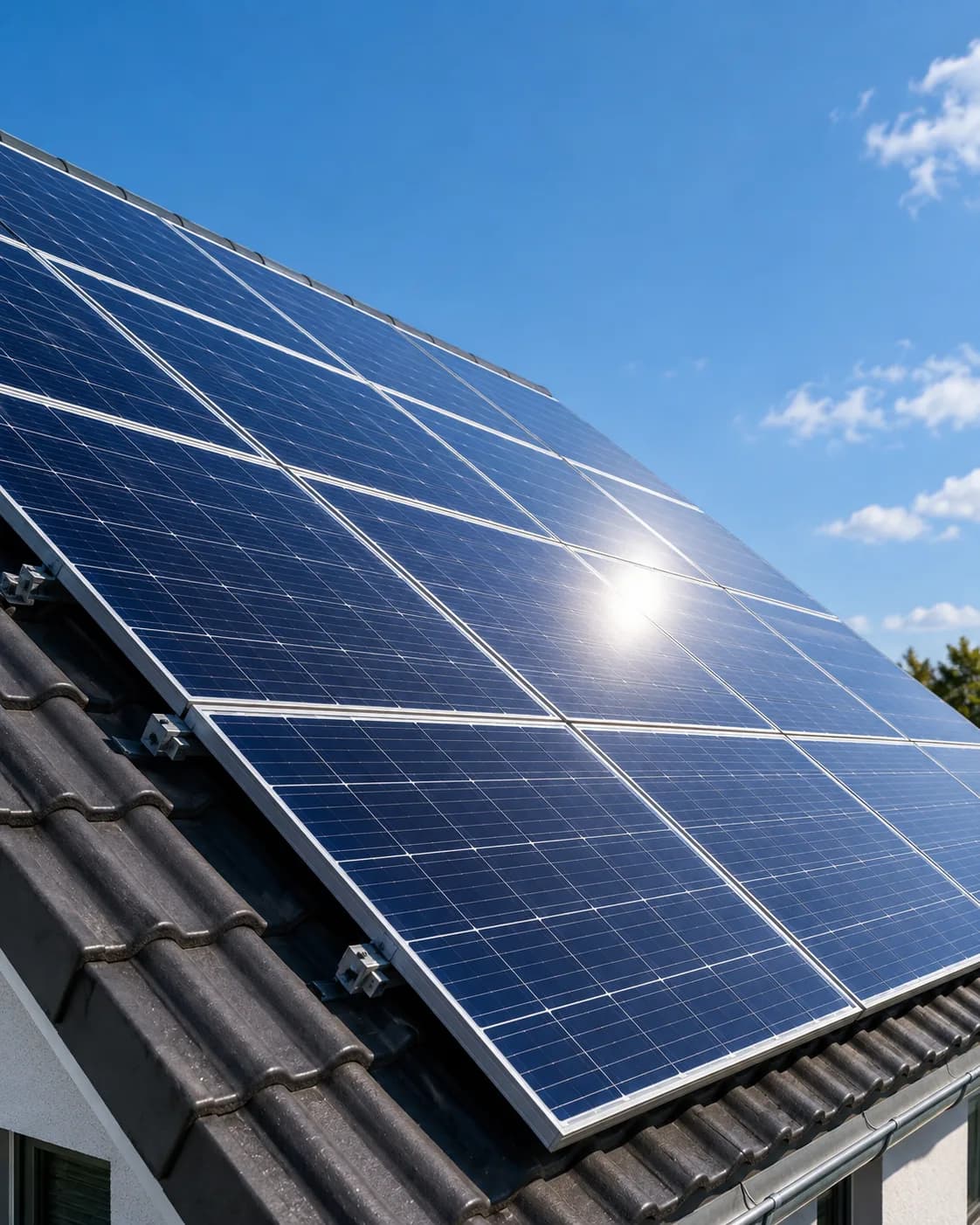 Schlüsselfertige Solar-Installation