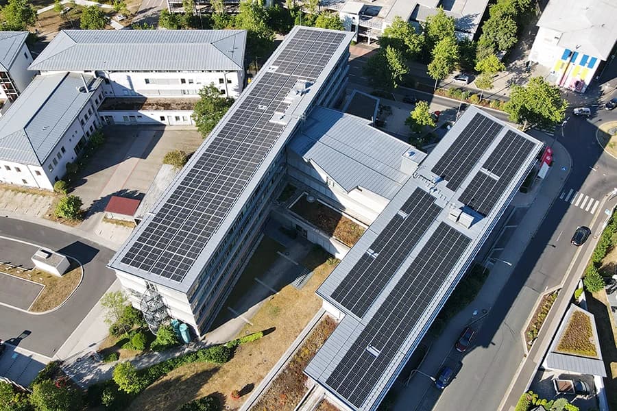 Photovoltaik-Anlage der Sparkasse Amberg-Sulzbach